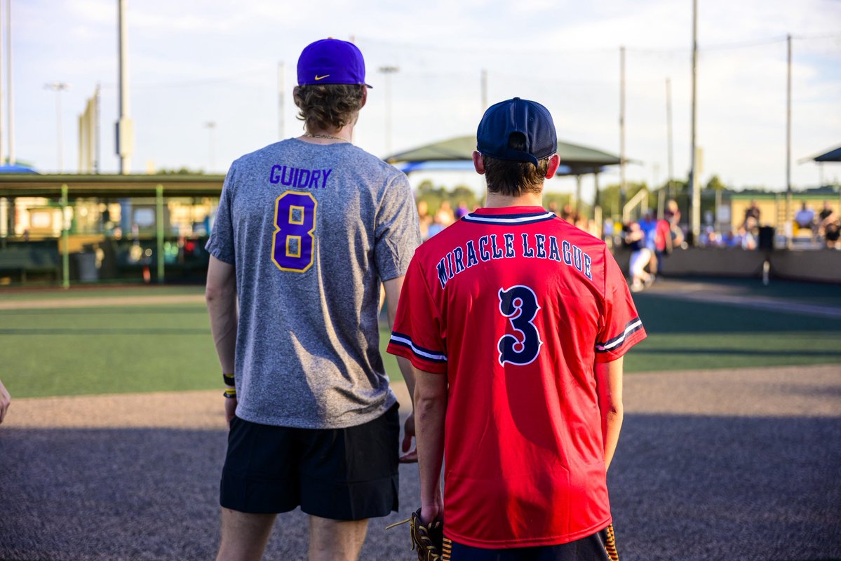 LSUbaseball's tweet image. More Than A Game 

Thank you to the Miracle League at Cypress Mounds for having us and we can’t wait to see y’all at Alex Box this season!