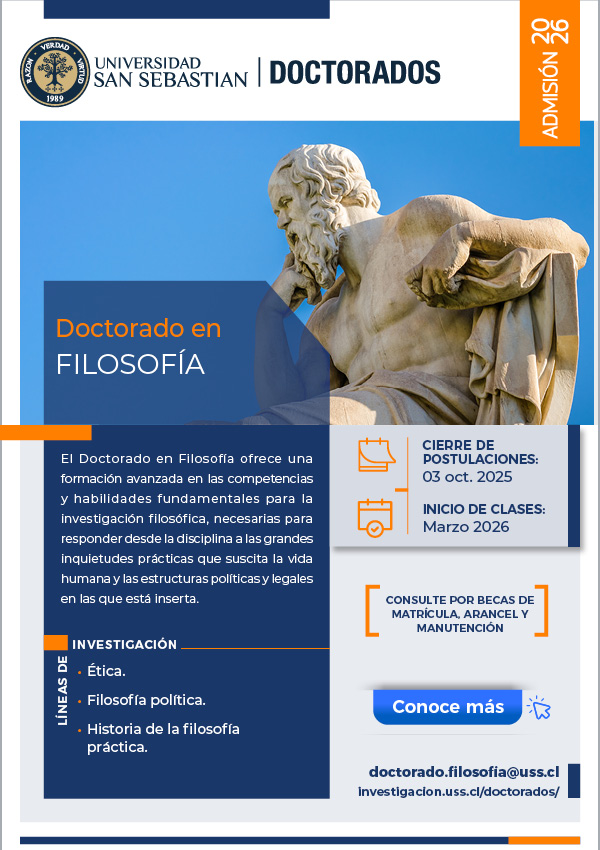 Investigación USS (@vrid_uss) on Twitter photo 📢 ¡Se amplía el plazo! El Doctorado en Filosofía de la <a href="/USanSebastian/">Universidad San Sebastián</a> extiende su postulación hasta el 03 de octubre.
Postula y forma parte de una comunidad académica que reflexiona, investiga y transforma.
🔗👉investigacion.uss.cl/doctorados/
#DoctoradosUSS #Filosofía 📢 ¡Se amplía el plazo! El Doctorado en Filosofía de la <a href="/USanSebastian/">Universidad San Sebastián</a> extiende su postulación hasta el 03 de octubre.
Postula y forma parte de una comunidad académica que reflexiona, investiga y transforma.
🔗👉investigacion.uss.cl/doctorados/
#DoctoradosUSS #Filosofía