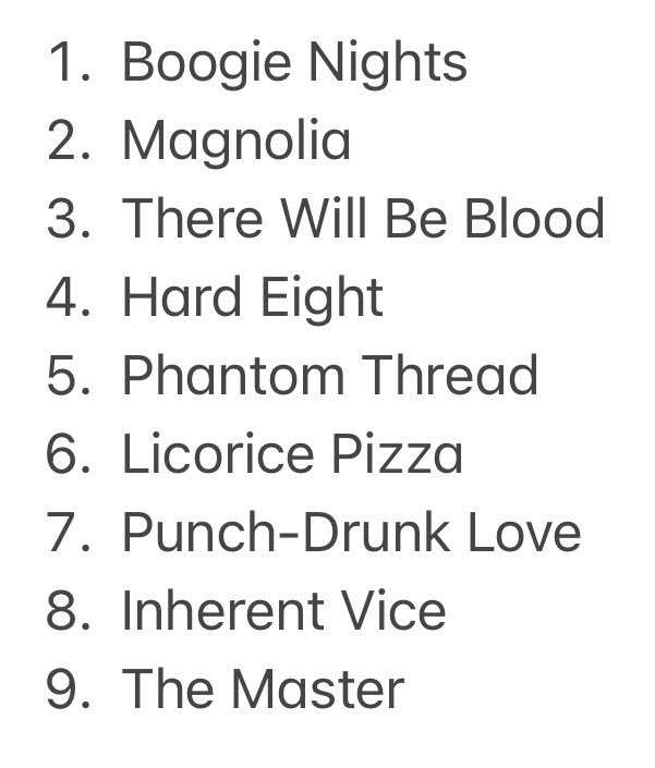 Where does ONE BATTLE AFTER ANOTHER rank on this list? Will know after tonight!