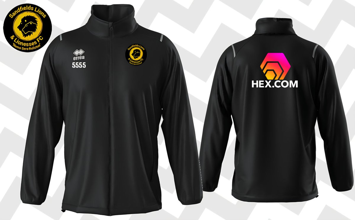 HEX sponsored rain jackets for a local children's football team...delivery in 3 weeks.

Brand awareness.