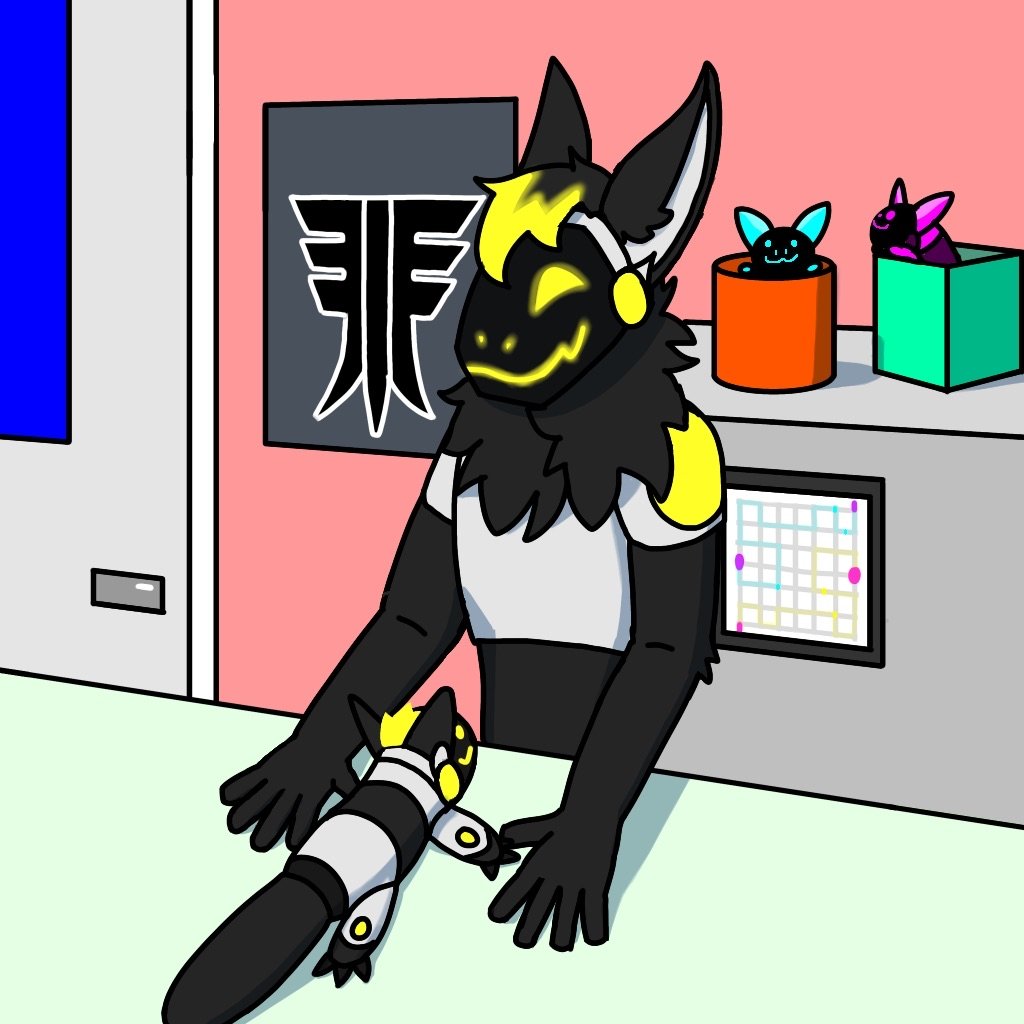 WW92030's tweet image. Potassium II: FORSAKEN
(Gift for sparkythespork on Discord)
#protogen #furryart