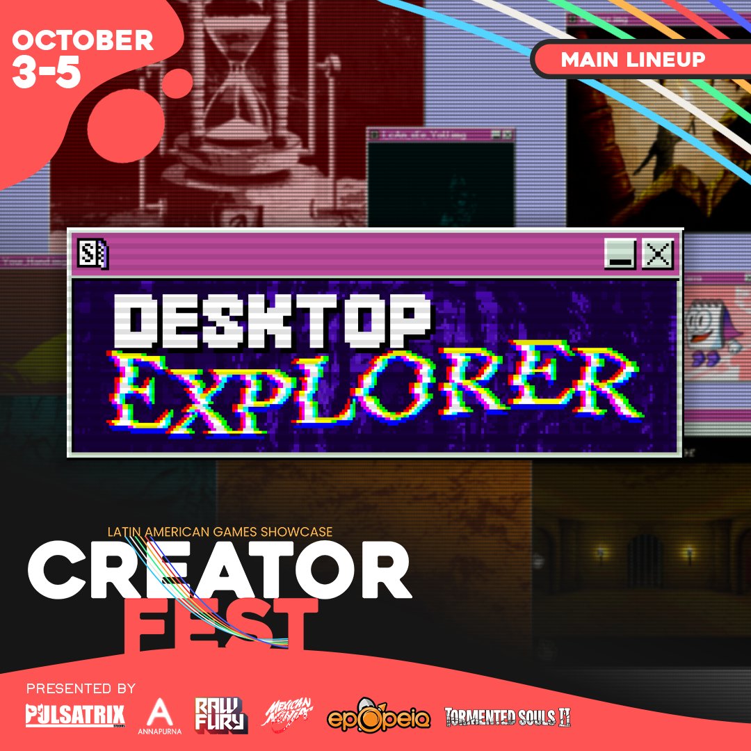DesktopExplorer's tweet image. Desktop Explorer has been selected for the MAIN RAIDATHON at the @LAGShowcase: Creator Fest 2025!
💻 100+ streamers
🌎 120 creators worldwide
📅 Creator Fest Weekend: October 3–5