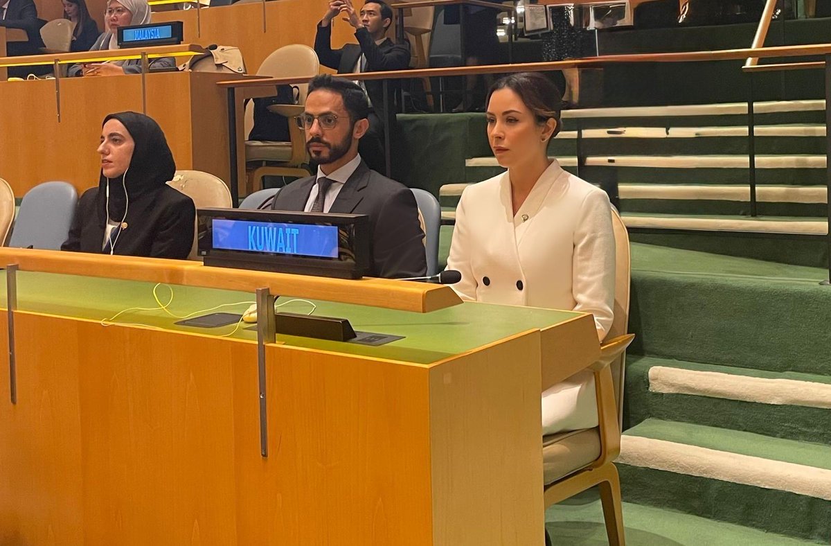 سفيرة دولة الكويت لدى الولايات المتحدة الأمريكية الشيخة الزين الصباح: تمكين المرأة ركيزة أساسية في مسيرة الكويت التنموية

- ترأست وفد البلاد في الاجتماع رفيع المستوى للذكرى الـ30 للمؤتمر العالمي الرابع المعني بالمرأة على هامش أعمال الأسبوع رفيع المستوى للدورة الـ80 للجمعية العامة