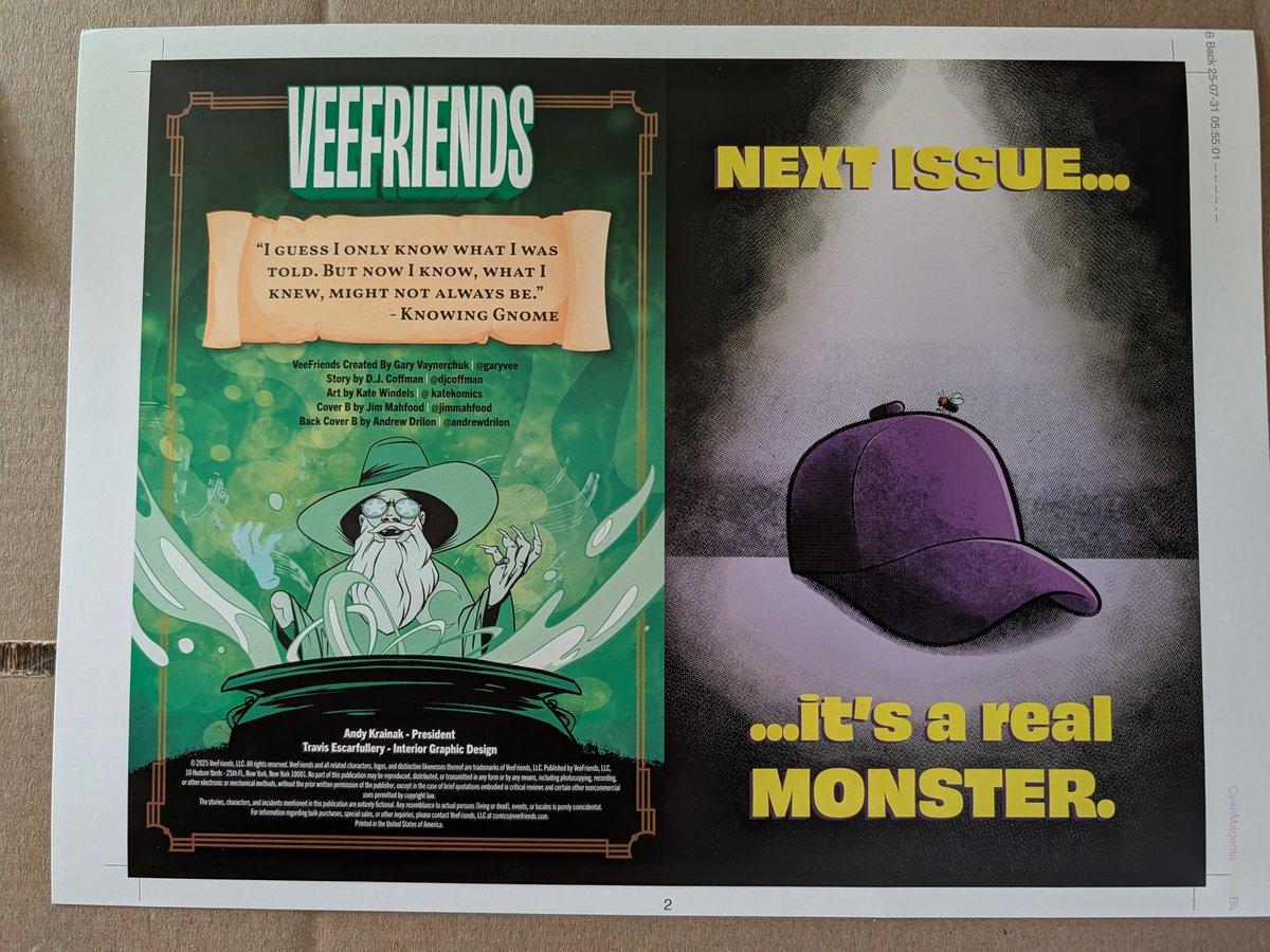 thoughtwrong's tweet image. An uncut gem hath arrived. #veefriends