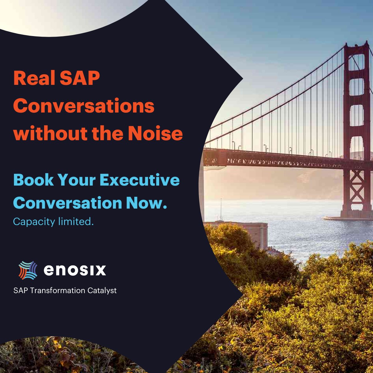 Still stuck on ECC while eyeing S/4HANA? 🚫 Don’t drown in middleware.

enosix = 
✅ ECC virtualized today
✅ Carry-forward to S/4 tomorrow
✅ Salesforce and business speed

📅 Book DF25:  bit.ly/46BJXkt