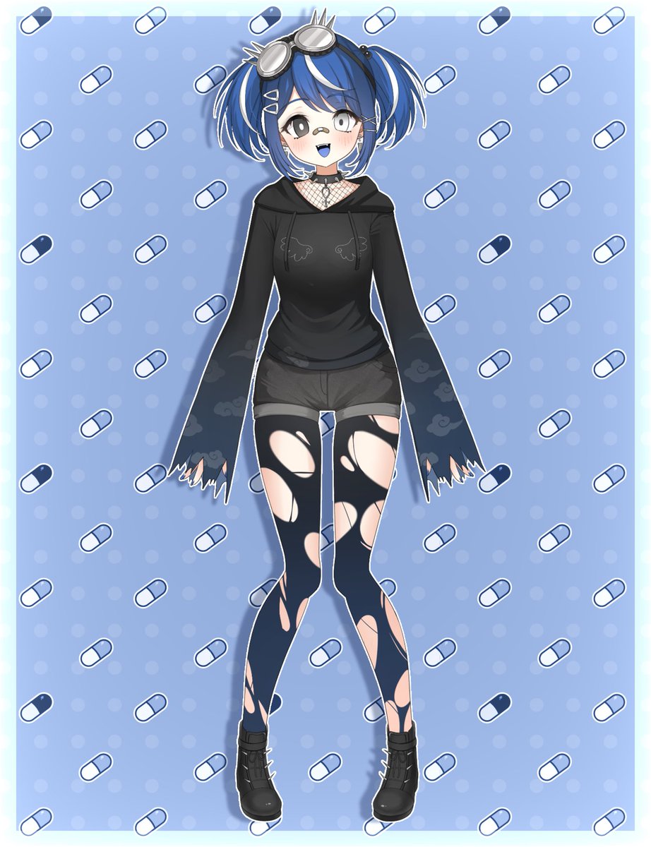 oozing_guts's tweet image. ꒰ #立ち絵公開 ꒱
Standing Illustration Revealed!!
Now I hope I’ve caught your attention! (⸝⸝&gt; ᴗ•⸝⸝)🖤
Hiya! I’m Nyx, a grim reaper vtuber with @IRIAM_US ✨
Tysm for completing me!
𓊆ྀི October 5th (Wednesday) 𓊇ྀི Catch my debut stream when I #JumpOnIRIAM!!!