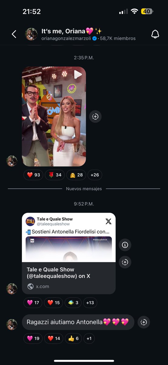 Sono sempre loro ❤️ la pesciolina bionda ci chiede di votare la pesciolina mora 🐠 
#orianamazoli 
#fiorde