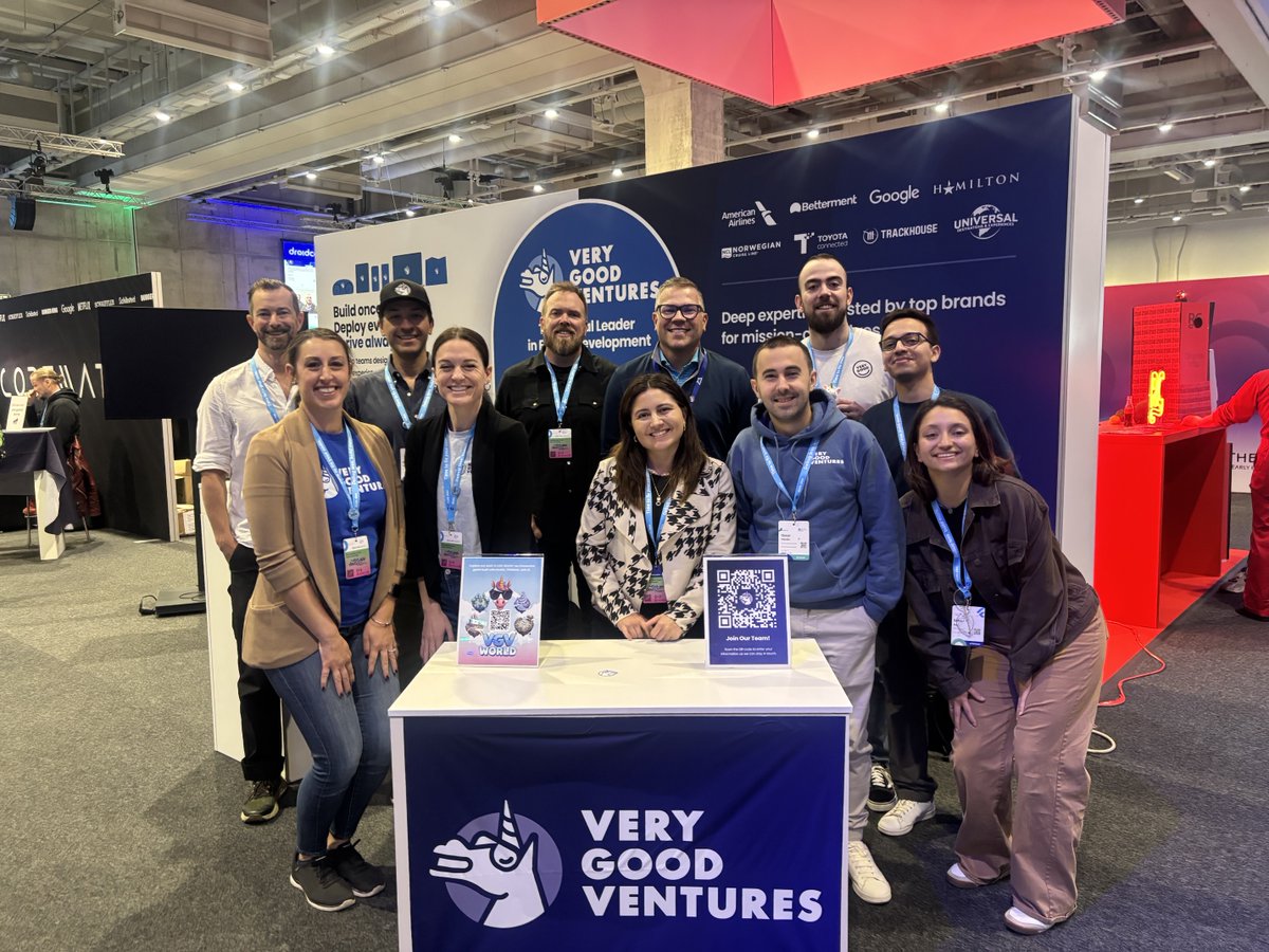 VGVentures's tweet image. 🎉 That’s a wrap on #ftcon25eu! We loved connecting with developers, students &amp;amp; leaders across the EU. 💙

Thanks to everyone who visited the VGV booth, snagged some very good swag &amp;amp; played VGV World. See you next year! 🦄
