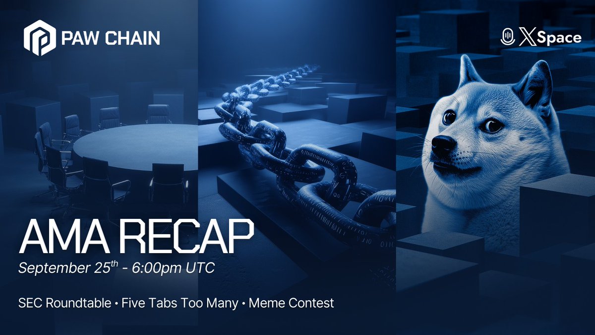 Catch the full Sept 25 AMA space with every detail discussed here: x.com/i/spaces/1lPJq…

Want to take part in the $100 PAW meme contest? Head over to our subreddit and submit your meme!