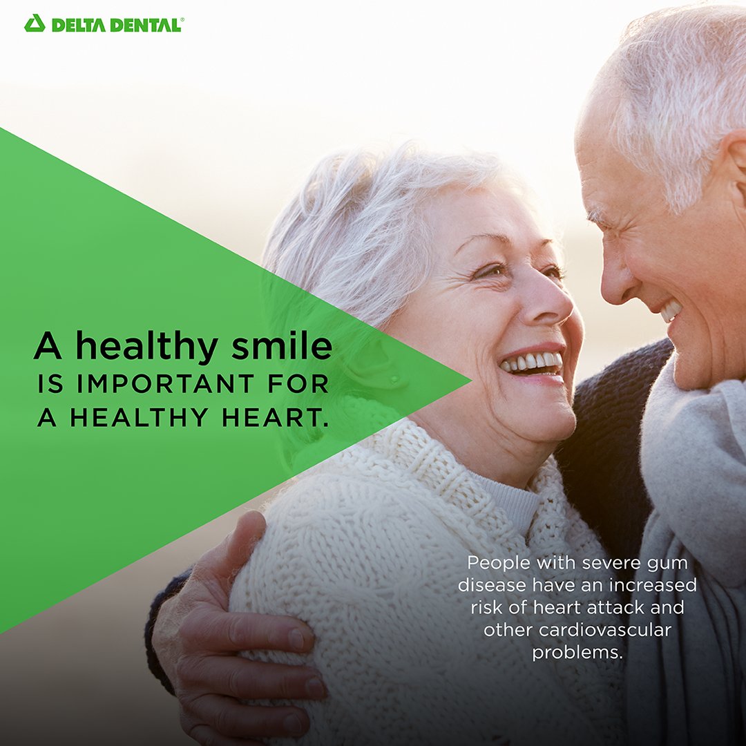 How can you show your heart some extra love? By taking care of your oral health! Brushing twice a day and flossing daily can help you lower your risk of #Cardiovascular problems.