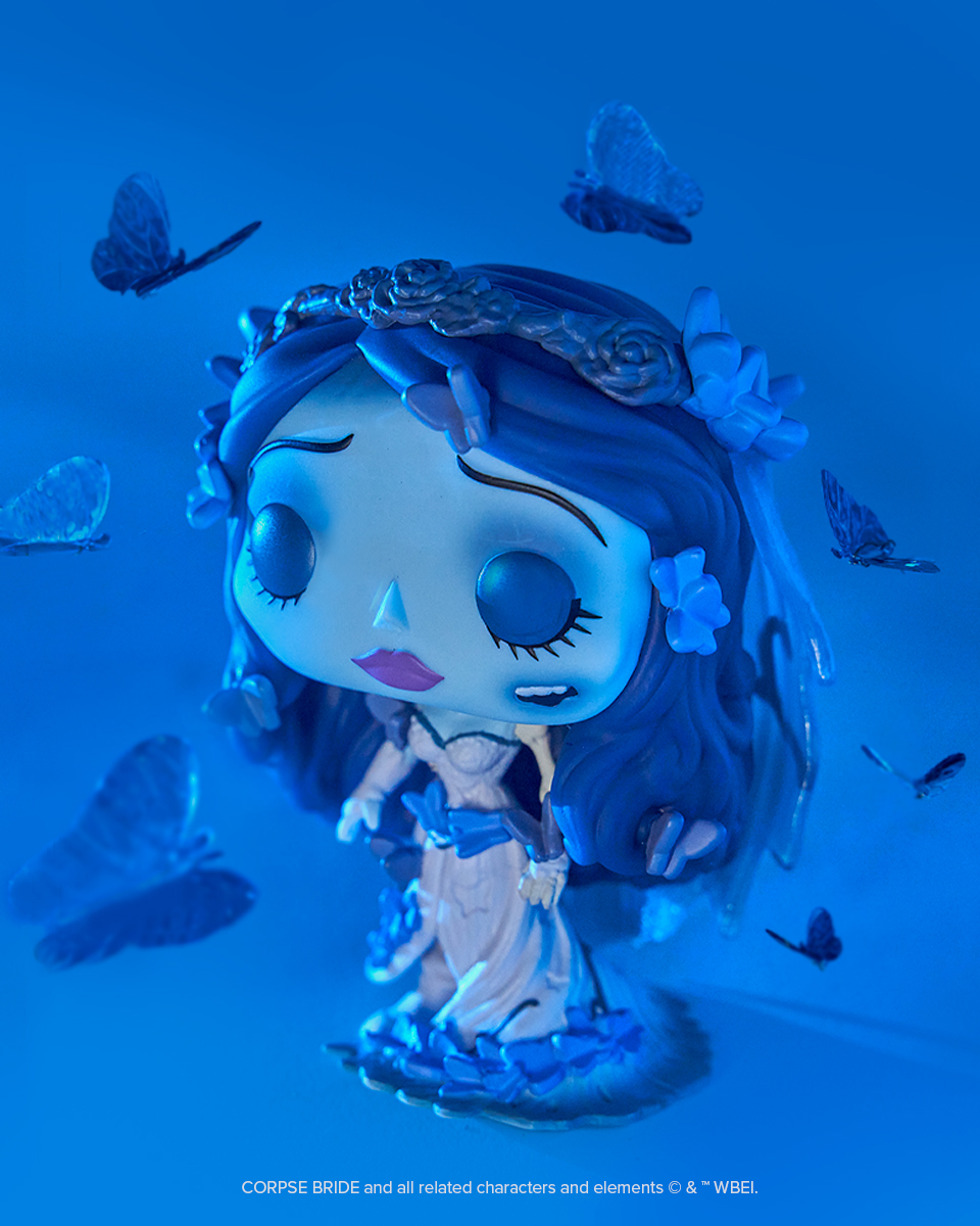 OriginalFunko's tweet image. And in that moment, she was free 💙🦋 Collect POP! Emily with Butterflies from Tim Burton’s Corpse Bride.
bit.ly/4nxYmEc
#Funko #FunkoPOP #Funkoween #CorpseBride