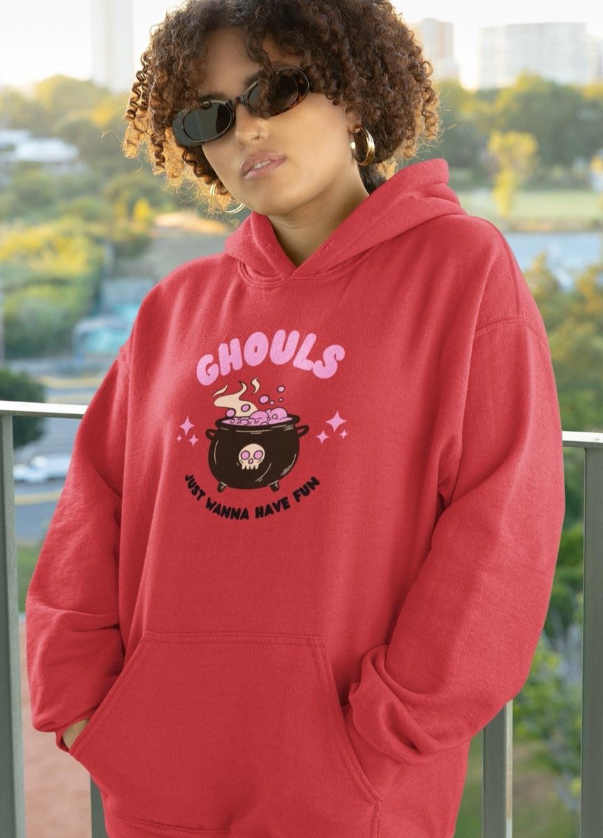 Unleash your inner ghoul and have a spooktacular time with our exclusive Halloween T-Shirt - Ghouls Just Wanna Have Fun! 👻🎃

Available in multiple colors &amp; hoodies

Can also be put on other style tops like long sleeves, crop tops, etc. Just contact me😊

uneekshops.etsy.com/listing/151979…