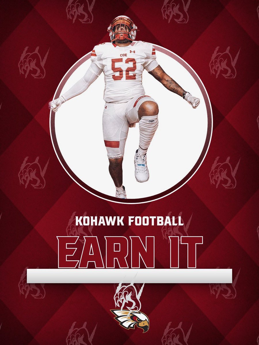 Thank you <a href="/StakerCOE/">Tyler Staker</a> for the graphic! <a href="/KohawksFootball/">Coe College Football</a>