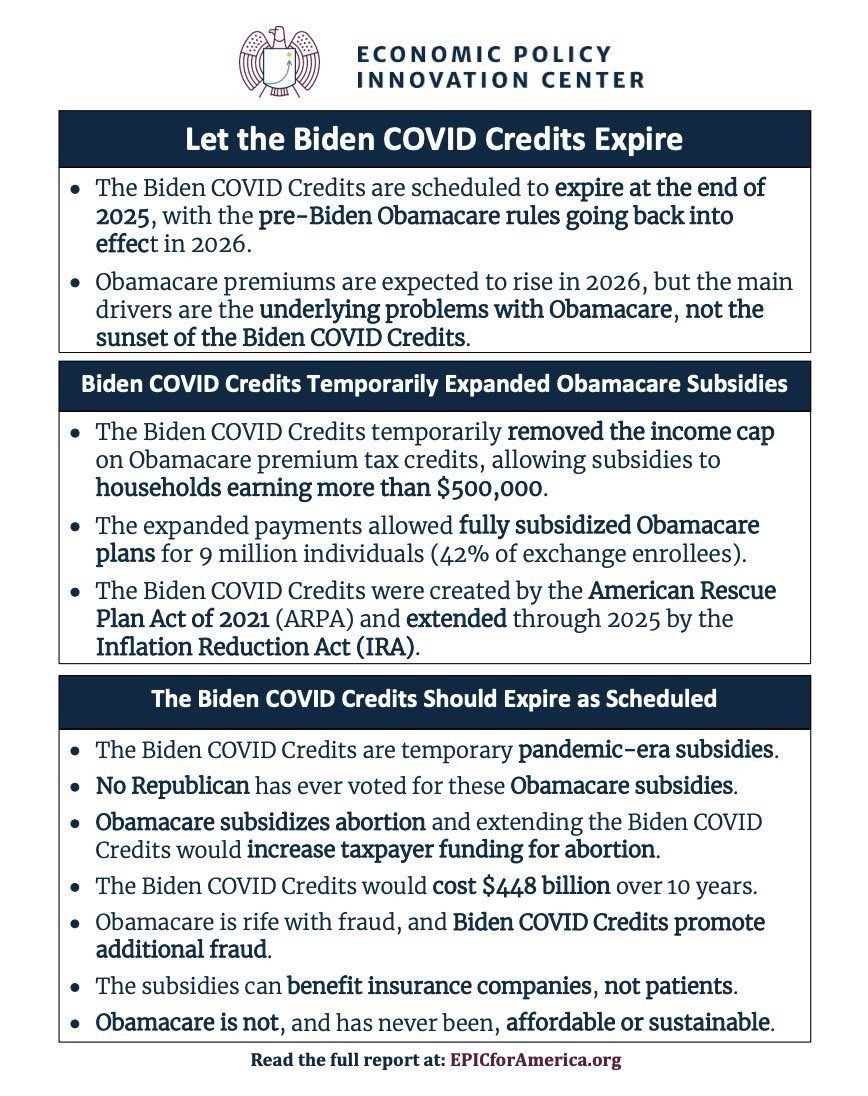‼️DC Democrats are threatening to stop paying our troops unless Obamacare is extended to pay for illegals‼️

The MAGA mandate is to PUT AMERICANS FIRST. Not foreign invaders.

No Republican should even consider voting to extend this Biden policy. It’s a hard NO. ❌👎🙅🙅‍♀️