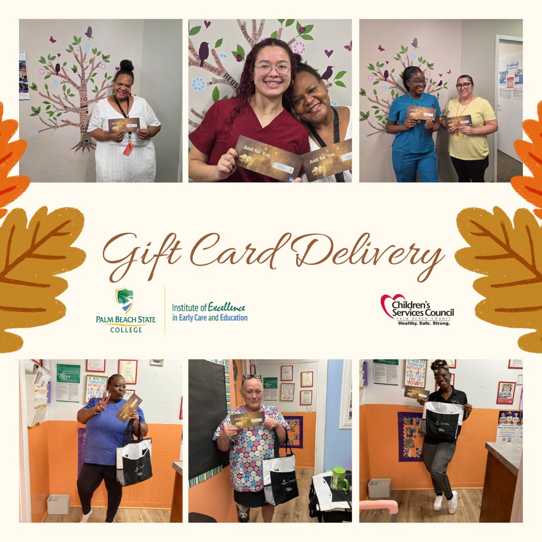 The Institute of Excellence loves to keep our students happy with surprise goodie bags, and now a few gift cards! We appreciate all that you do as Early Childhood Educators! Keep up the great work!
#surprise #hardworkpaysoff #inspringsuccess #mypbsc #earlylearning