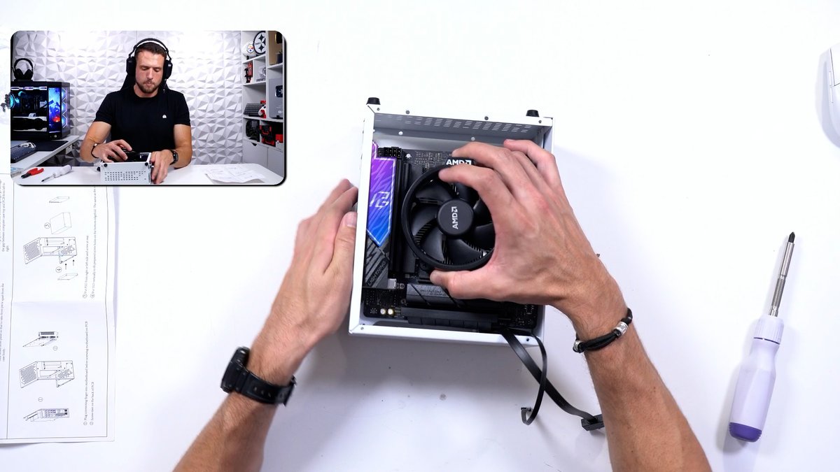 ZachsTechTurf's tweet image. Last night's PC building livestream featured the Ryzen 5 9600X and RTX 5050 inside the JoyJom ITX case.
I'm always running a gaming PC giveaway during these livestreams, so be sure to tune in. The streaming schedule is always posted in the ZTT Discord.
You can watch the…