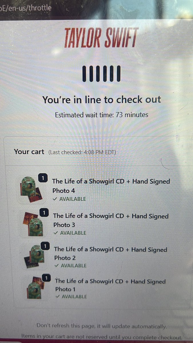 well ! guess i’m not getting these 😭 (as if i didn’t miss out on all signed ttpd cds/vinyls bc i was drowning in schoolwork)