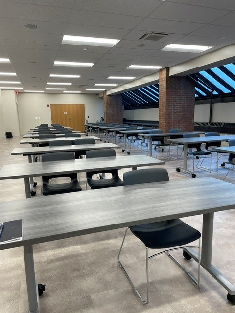 RepScottConklin's tweet image. Our staffer Nanci attended the opening of the county’s newly renovated Community Services Building, where she met up with Centre County Board of Commissioners Chair Mark Higgins and toured the 118,000+ SF facility that will house many county services and elections operations.