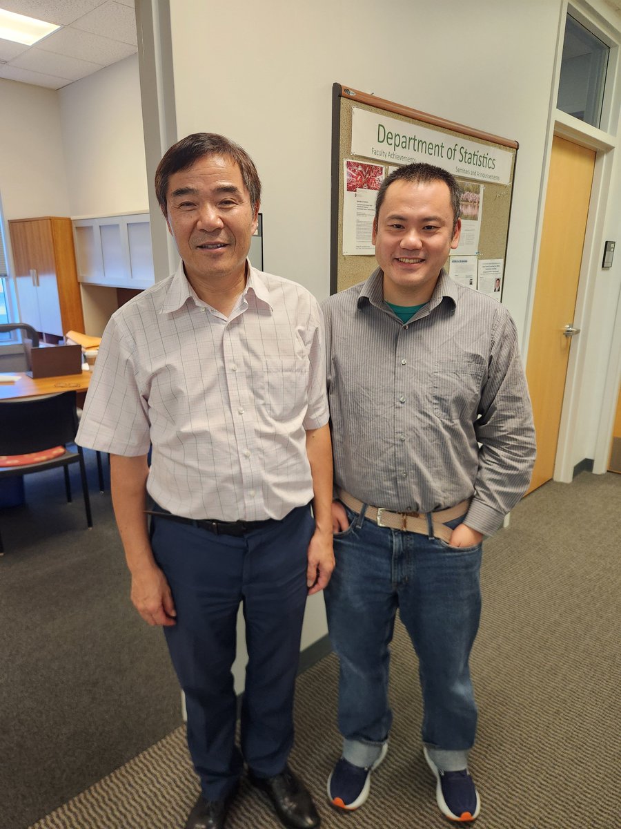 Today is my 40th birthday, and I had a very special treat for it -- getting to meet one of my idols, Dr. Jianqin Fan! Dr. Fan's papers on SCAD penalty and sure independence screening for high-dimensional data were among the first papers I read as a PhD student. So inspiring!