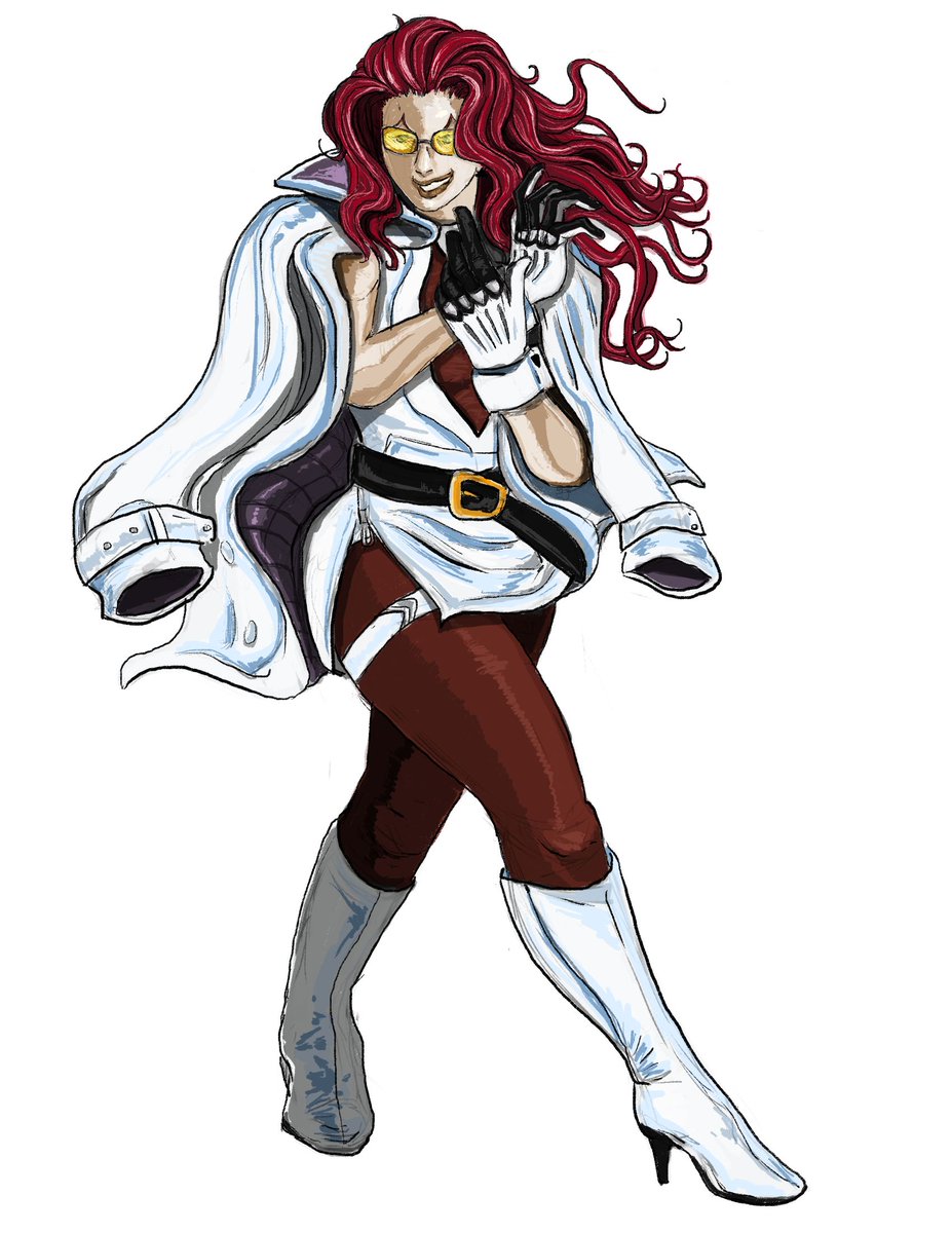 Something different than dinosaurs today! fanart of C. Viper from Street Fighter