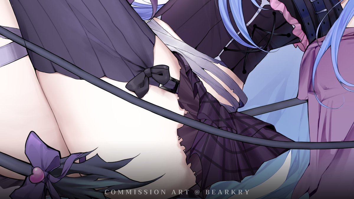 bearkryart_'s tweet photo. Commissioned by @vonakyu 👾💜 https://t.co/Bf9iFshl16