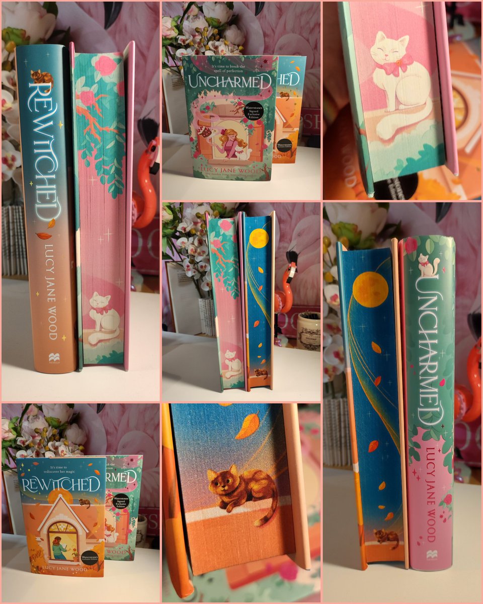 BookMinxSJV's tweet photo. When books are as beautiful as this, it's physically impossible not to buy them for The Collection.
@LucyJaneWood #Rewitched and #Uncharmed @Waterstones exclusive special #spredges editions.
STUNNING. https://t.co/Kl16arUN8W