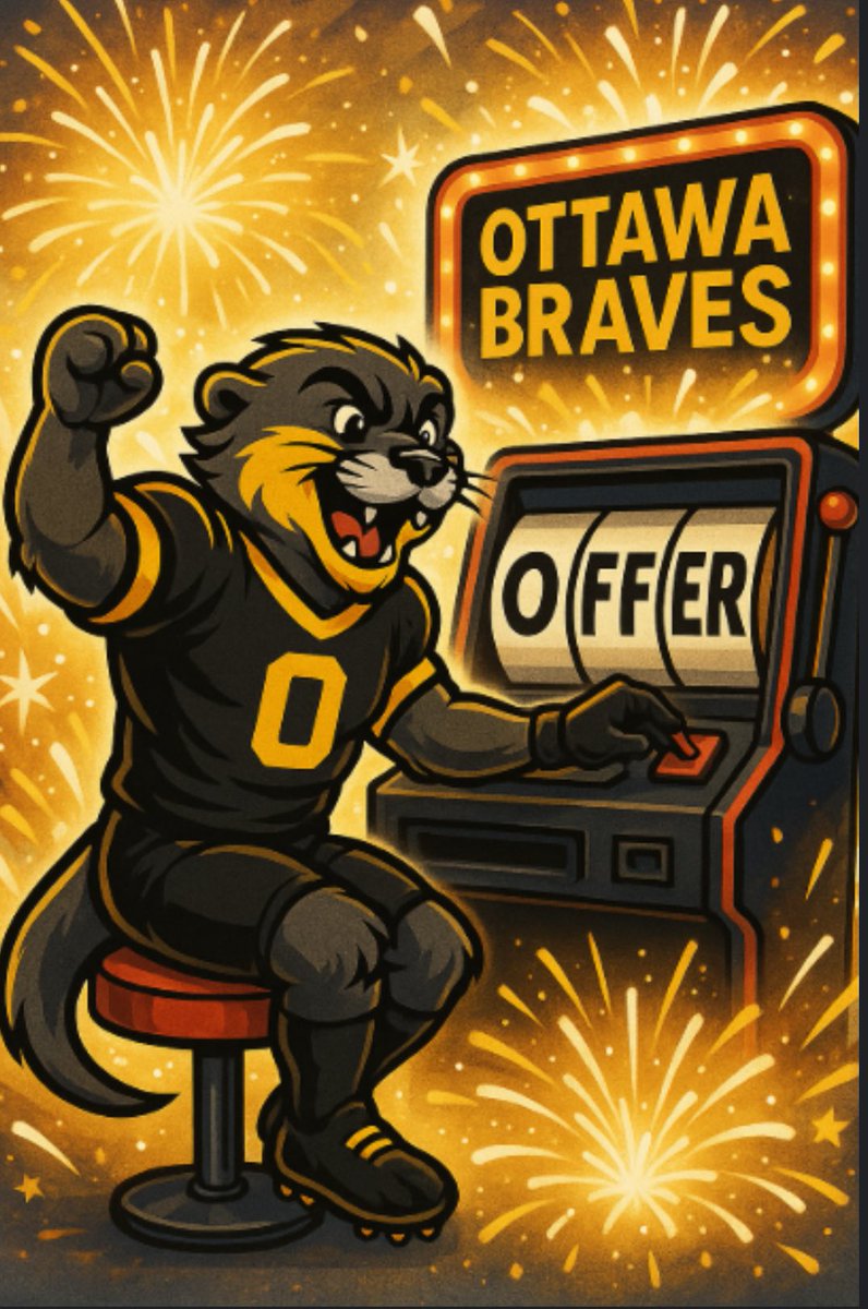 After a conversation with <a href="/ZacSheehan2/">Zac Sheehan</a> I’m blessed to receive a offer from Ottawa University <a href="/OttawaBravesFB/">Ottawa Braves Football</a> <a href="/CoachWestler/">CJ Westler</a> <a href="/CoachSlater25/">Jerrod Slater</a>