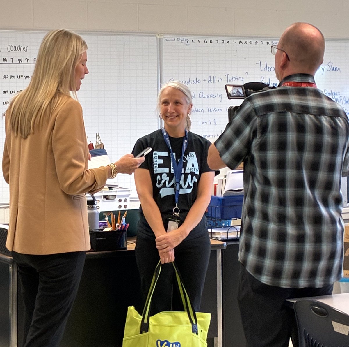 ElkoMiddle's tweet image. A little sneak peak of a staff celebration today.  We can’t wait for the official announcement and post! #MissionPossible