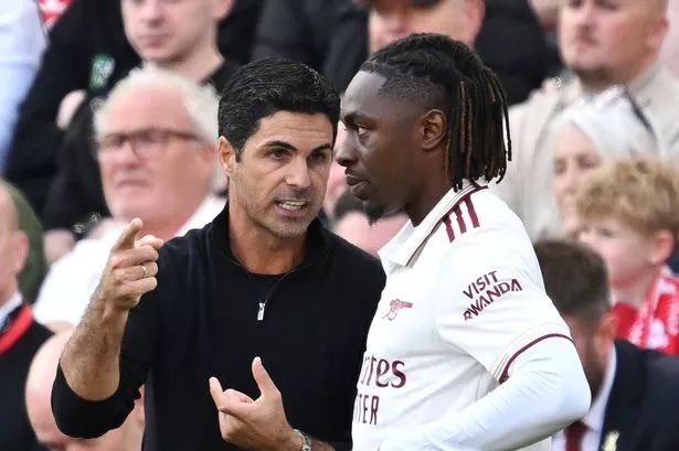 Arsenalnewschan's tweet photo. 🗣️Eberechi Eze says that Mikel Arteta is already making him better since he joined #Arsenal: “I’ve only just started at Arsenal and I feel like I’m being pushed and my mind is being stretched, and for me that’s where I want to be. I want to live in that place of getting it but not getting it and being able to work and operate but also be myself.

“That is where you want to live and I want to know that I am consistently improving if that is the case. Mikel just considers details that you are just not. He sees me out on the training pitch and says something that I haven’t even thought about or considered, and the moment I apply it and put it in to practice I realise the difference it makes. That’s the type of person you want to work with because you are going to get the best out of yourself.”