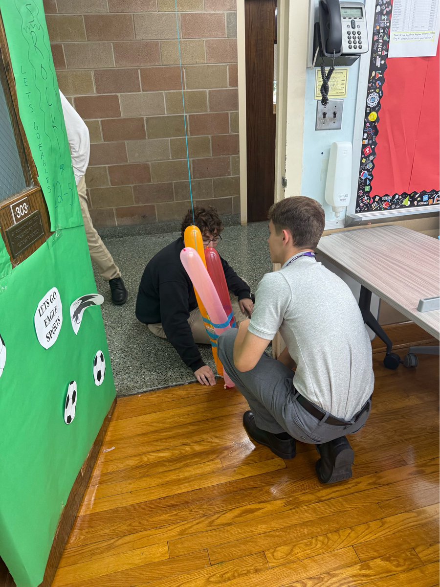 stedmundprep's tweet image. #ThisWeekatSEP - Students in Ms. Sullivan’s Engineering Design class learned about Astrodynamics through creating Balloon Rockets. They applied Newton’s 3rd Law of Motion to design a rocket that would propel upward while carrying weight.
#BoldLearning #UncommonLeaders #SEPFamily