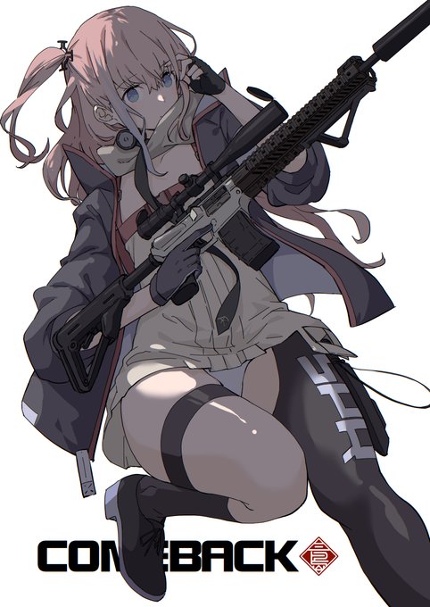 ドルフロsteam版リリース記念でST AR-15。金曜日のラクガキでした 