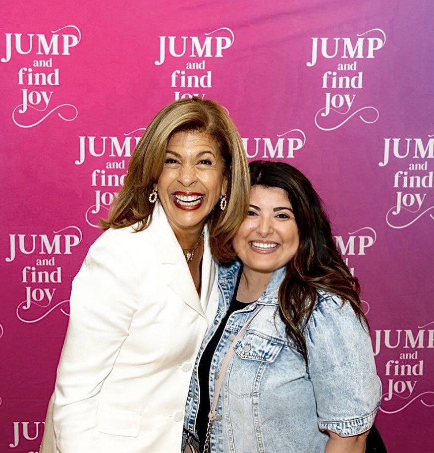 tina_pali's tweet image. an honor to spend some time with the wonderful @hodakotb earlier this week! she said thoughts become things and stressed that when it comes to taking a jump, be fearless &amp;amp; always take the jump! i needed to be reminded of that, and i really needed that Hoda hug💗