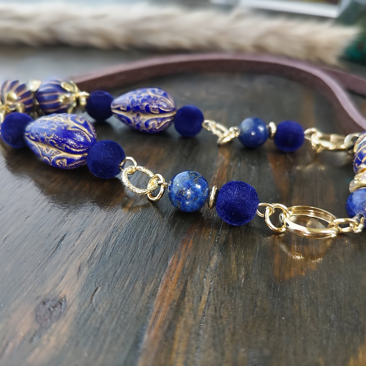 Graceyujewelry🍀 天然石コイルブレスレット✢ ハンドメイド