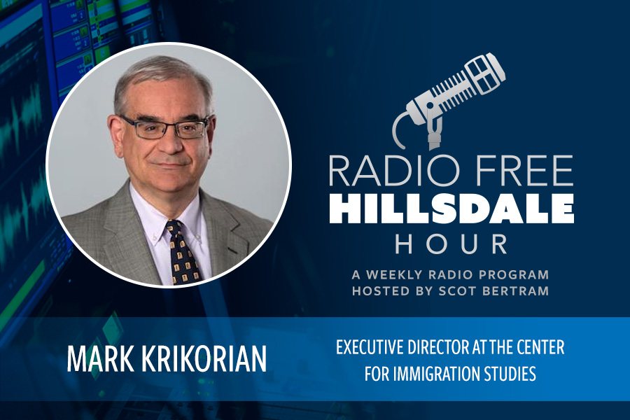 Host <a href="/ScotBertram/">Scot Bertram</a> talks with <a href="/MarkSKrikorian/">Mark Krikorian</a> of <a href="/CIS_org/">Center for Immigration Studies</a> about a recent essay on how America makes assimilation more difficult for immigrants. 

Christina Lambert, assistant professor of English at <a href="/Hillsdale/">Hillsdale College</a>, begins a series on the life and work of poet T.S. Eliot.

And John