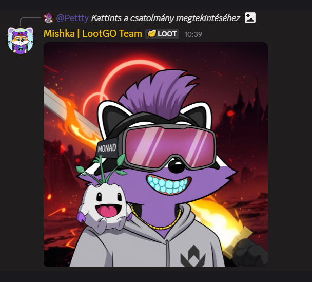 Pettty84's tweet photo. I became a raccoon ๐คฃ๐คฃ๐คฃ. Thank you to the Loot Go team. @lootgo_official @itsm1shka_ @monad
#lootgo #monad #bestapp https://t.co/bR3q4CwrtM