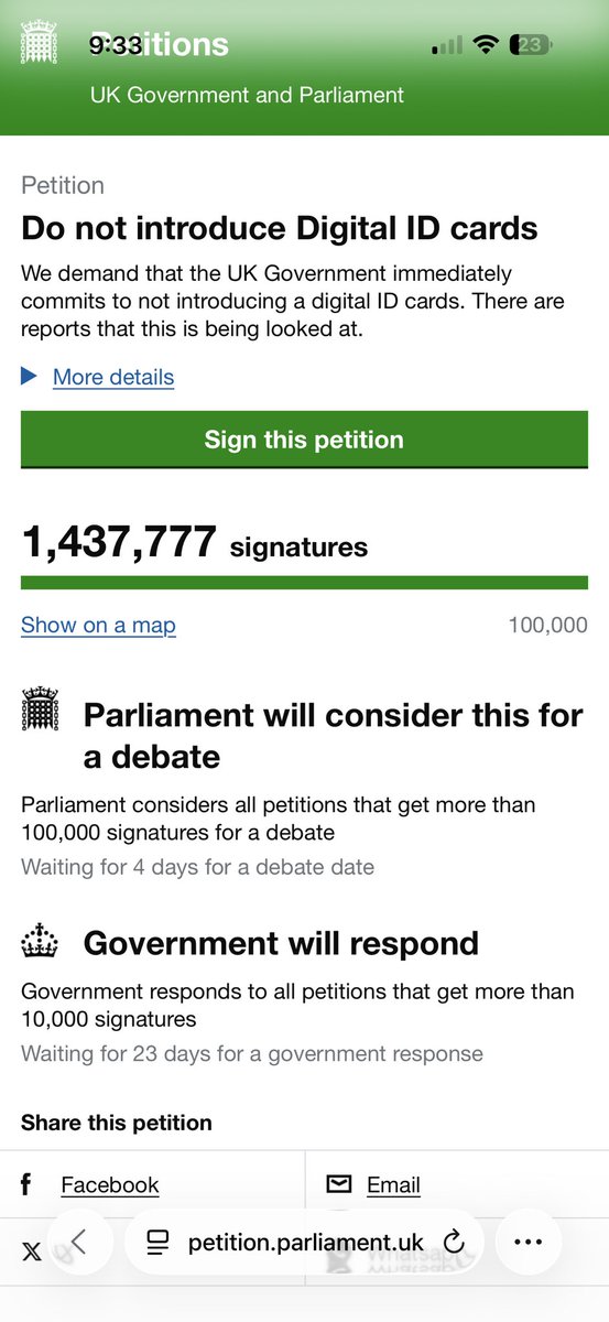 Still going strong 💪🏼 #DigitalID 

Sign below ⬇️⬇️

petition.parliament.uk/petitions/7301…