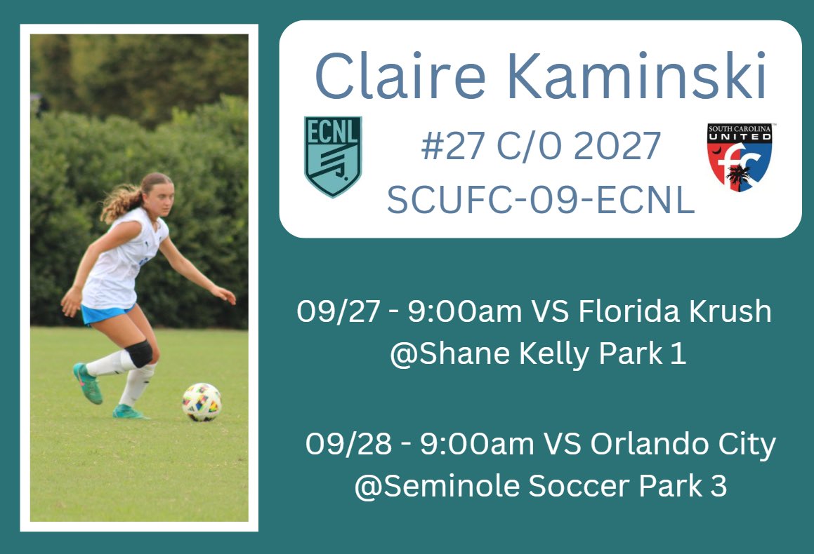On the road again this weekend to Florida!! ⬇️ <a href="/SCUnited_FC/">SC United FC</a> <a href="/TannerOsborne27/">Tanner Osborne</a> <a href="/tikitakaklu/">Tomasz Kluszczynski 🇵🇱/🇺🇸</a> <a href="/ECNLgirls/">ECNL Girls</a> <a href="/ECNLSoutheast/">ECNL Southeast Girls</a> <a href="/ImCollegeSoccer/">College Soccer Truth ™</a> <a href="/ImYouthSoccer/">ECNL/GA/Recruiting/College Soccer</a>