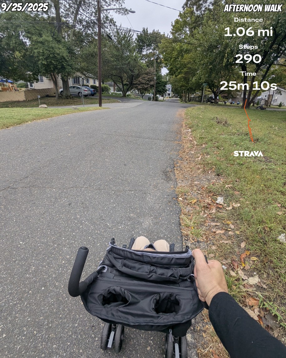 My little boy and I got in a really nice mile walk while waiting for the school bus yesterday afternoon. It was a little warm but also had a nice breeze. We also saw lots of fun squirrels running around. I love these moments.
#Bonding #Family #Parenthood #Fitness #Walking