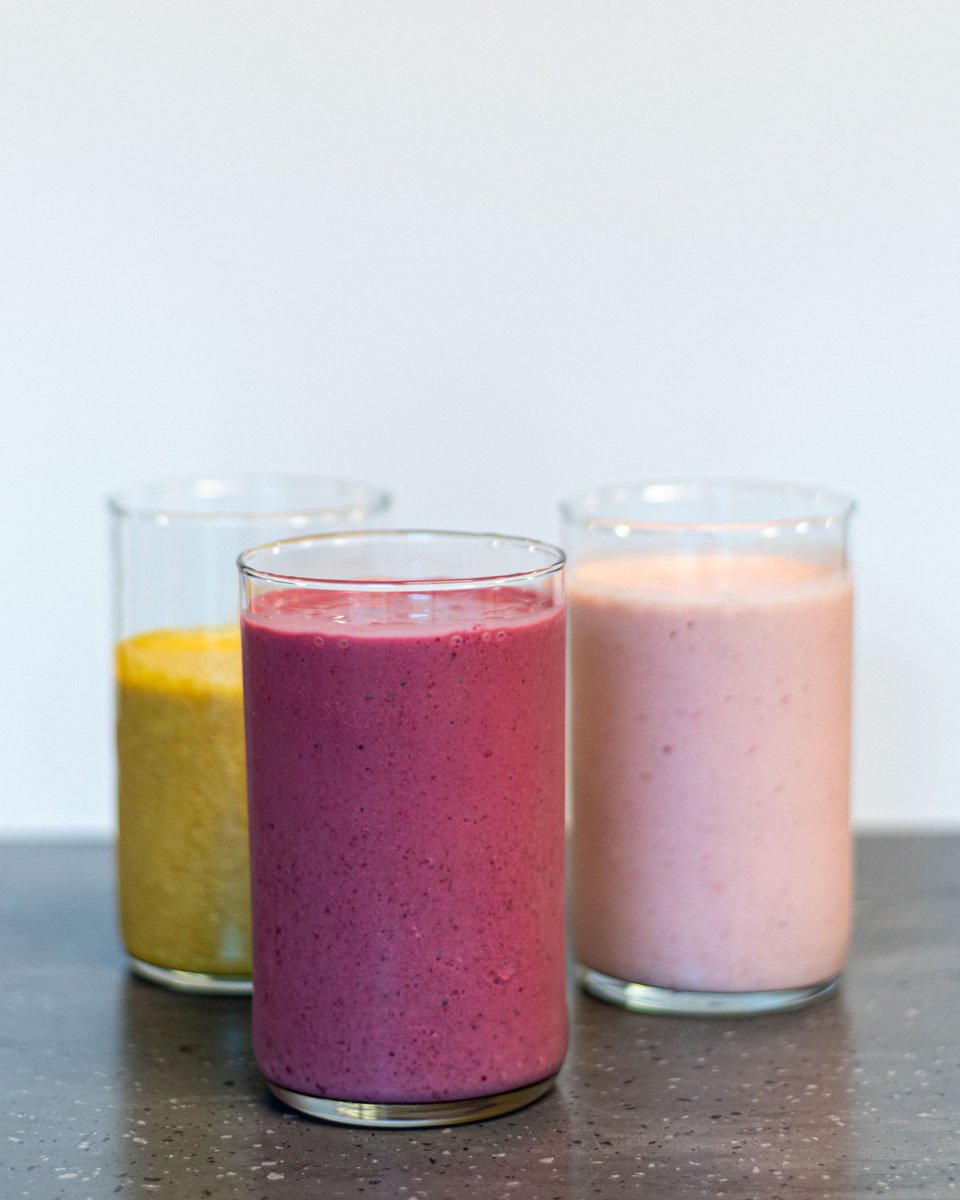 Start your day off right or boost the rest of the day with these tasty reader-submitted smoothie recipes. Recipes: goiec.org/3vci1Bu. #FoodieFriday