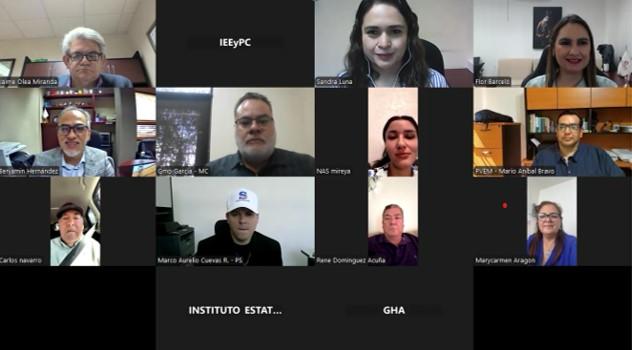 Hoy se celebró Sesión Ordinaria de la Comisión Permanente de Vinculación con el INE, presidida por la consejera electoral, Flor Terecita Barceló Noriega (<a href="/FLORBARCELO11/">Flor Barceló</a>) e integrada por los consejeros electorales, Benjamín Hernández Avalos y Jaime Olea Miranda.