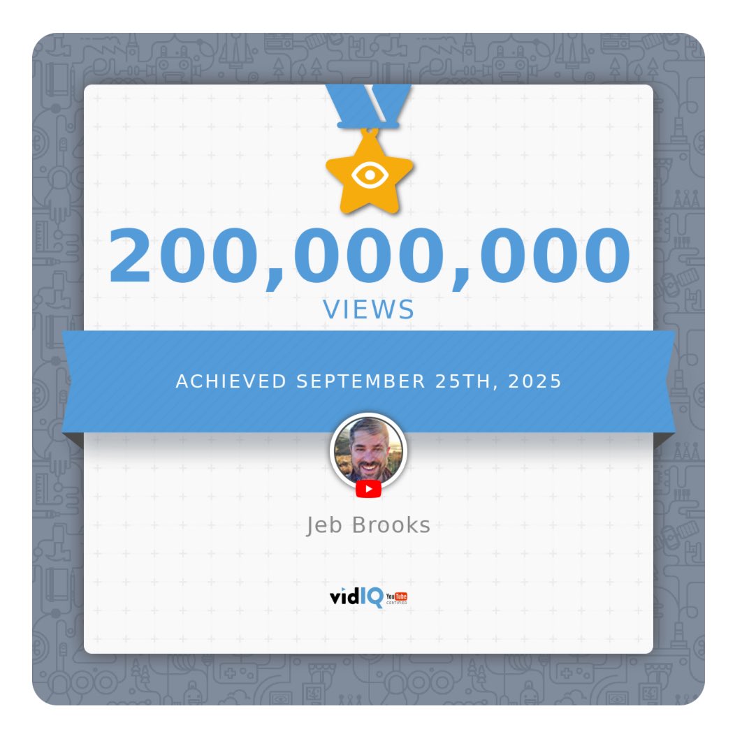 Thank you 200,000,000 times!! It’s hard to believe our videos have been watched so many times, but they have. And it’s all thanks to YOU! <a href="/Suzanne747/">Suzanne Brooks</a> and I are unspeakably grateful! More to come…