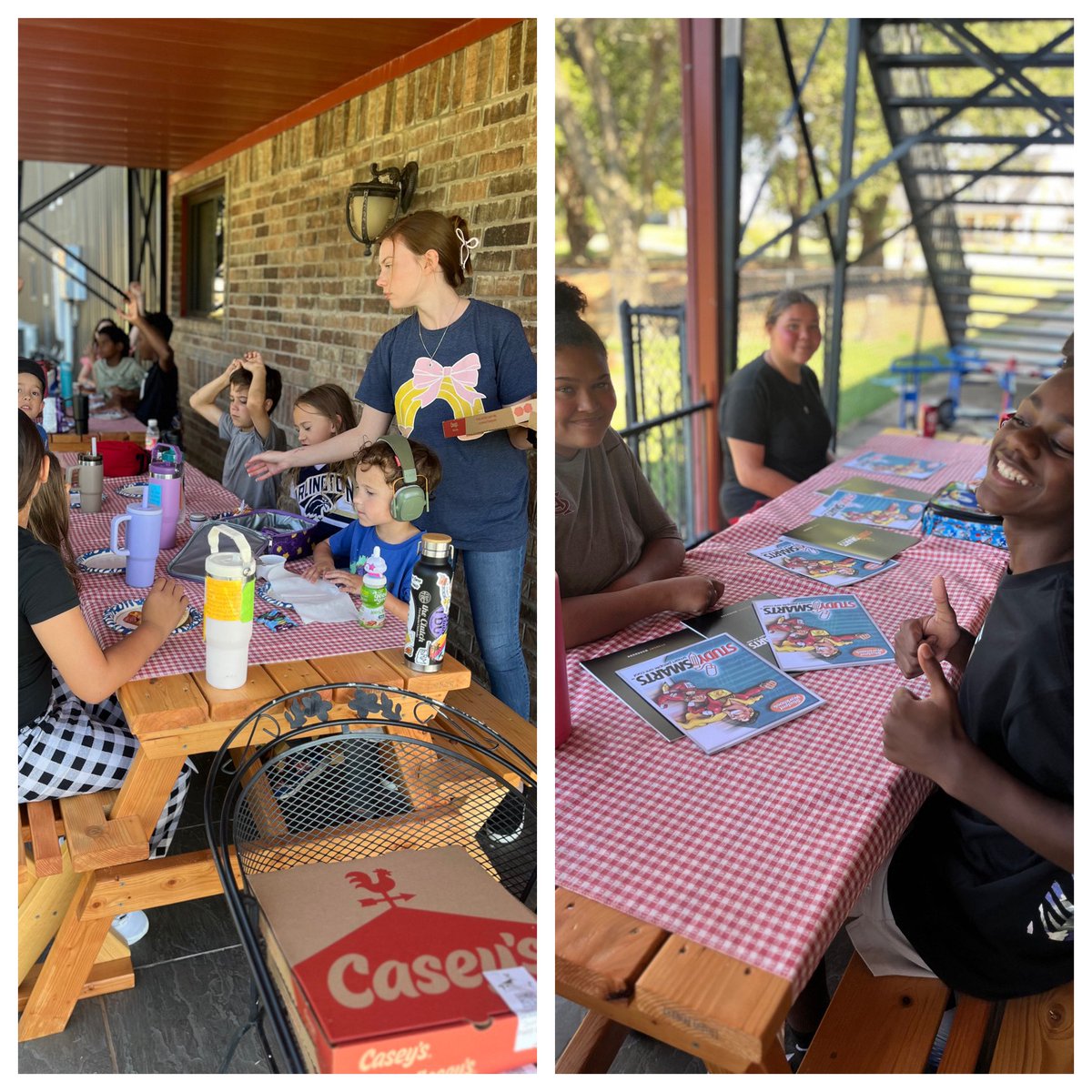 StudySmarts's tweet image. A big shout out to @caseysgenstore for sponsoring a school in Oklahoma with StudySmarts! Nothing quite beats a Casey’s pizza and student success! #studysmarts #caseyspizza