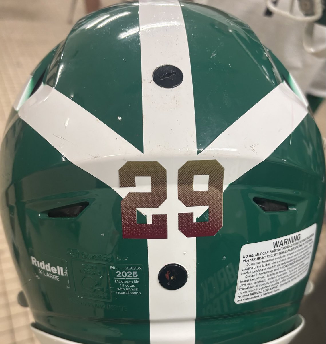 ⁦<a href="/BrickHSFootball/">BRICK FOOTBALL</a>⁩ stands strong with Central Regional football player Dayton Frulio!  #29. #DragonNation #WeAreBrick