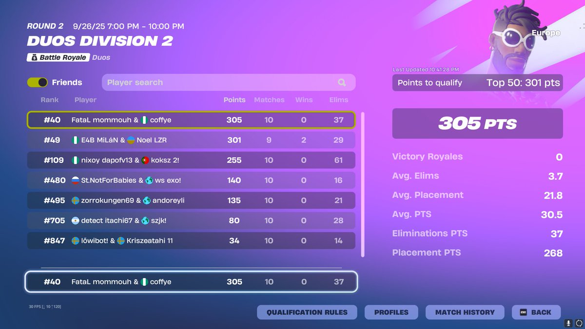 qualed div1 w my goaat <a href="/Coffye4/">coffyee 👌</a> <a href="/FataLOrgEu/">FataL Esports</a>