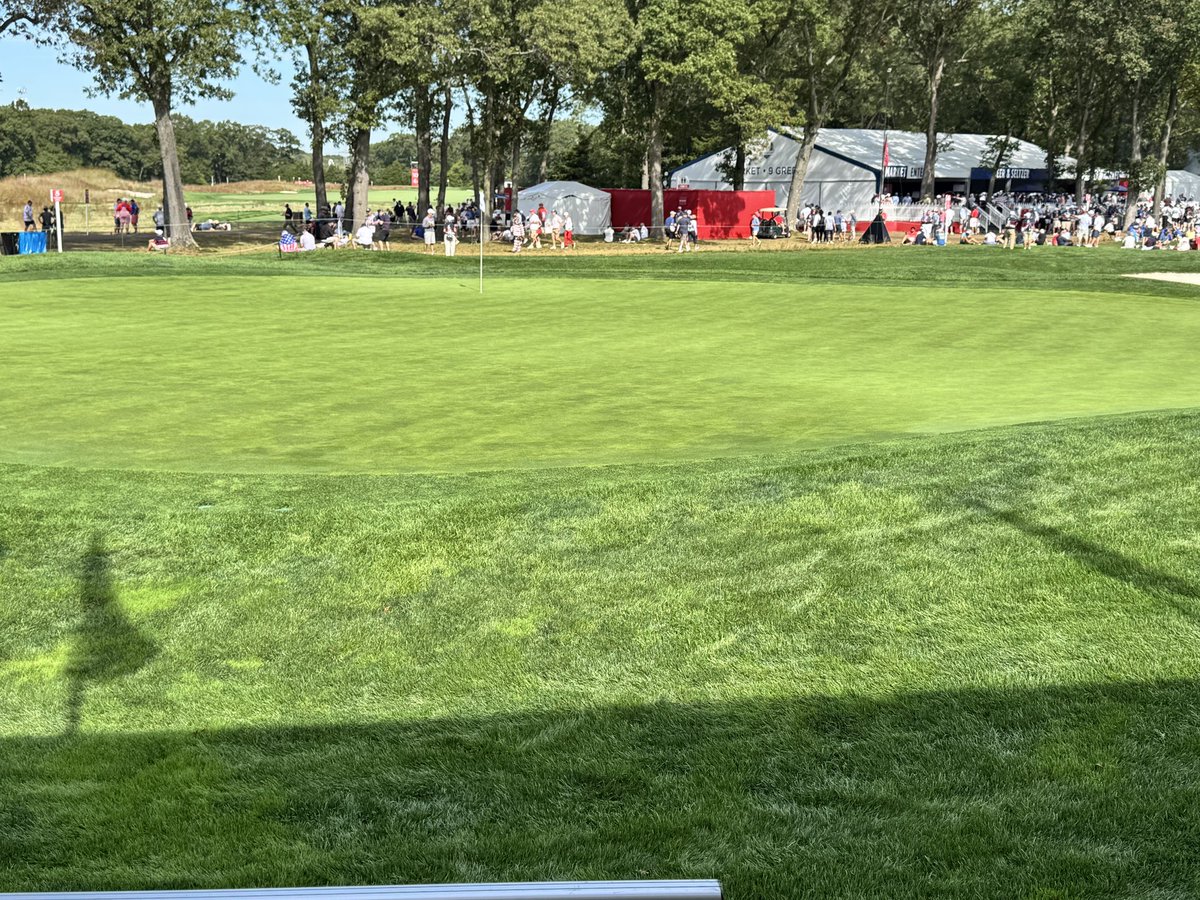 mizzoutailgate's tweet photo. What an amazing experience at the #RyderCup @Citi Suite. Great job #Citi! The view and experience was AMAZING! 🇺🇸🦅🇺🇸 https://t.co/8TS1OGNWAZ