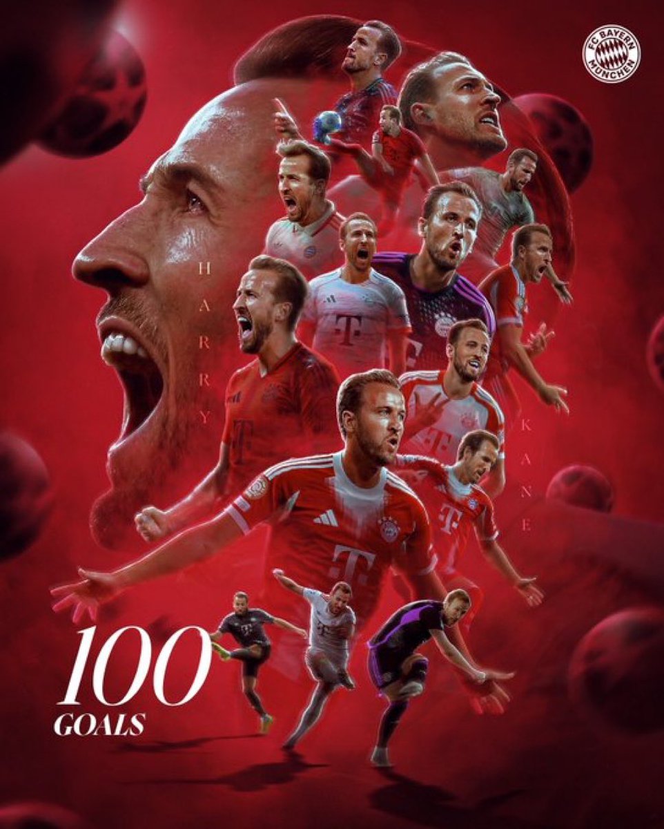 Mercado_Ingles's tweet image. 🚨🏴󠁧󠁢󠁥󠁮󠁧󠁿 Harry Kane se convierte en el jugador MÁS RÁPIDO de la historia en alcanzar los 100 goles en menor cantidad de partidos para un club (104 Partidos) de las 5 principales ligas Europeas. 

• Harry Kane con el Bayern Munchen: 100 goles en 104 partidos. 

• Erling Haaland con…