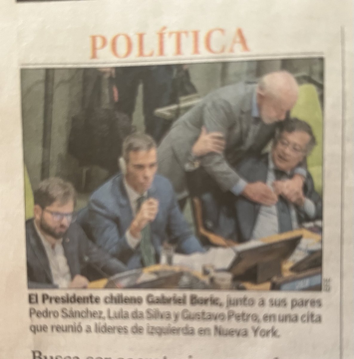 CHILE DESPERTÓ!!
Espero que termine muy luego este nefasto gobierno, de modo que nuestro próximo Presidente se  pueda juntar y reunir  con otros mandatarios que tengan sus antecedentes personales LIMPIOS!!!