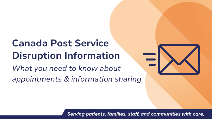 SharedHealthMB's tweet photo. For information about health system operations during a Canada Post labour disruption, please visit https://t.co/GzicrZtv3B and https://t.co/GuOejWbPiW. https://t.co/6TjzXch9nu