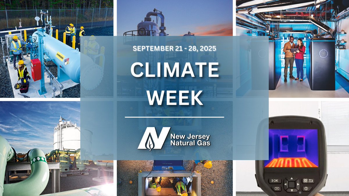 It’s #ClimateWeek — and we’re turning commitment into action. From offering #energyefficiency programs to investing in cleaner fuels, we’re helping advance a more #sustainable #NewJersey. 

🌱 Learn how we’re building a more #sustainablefuture: bit.ly/4o5Jc9t.