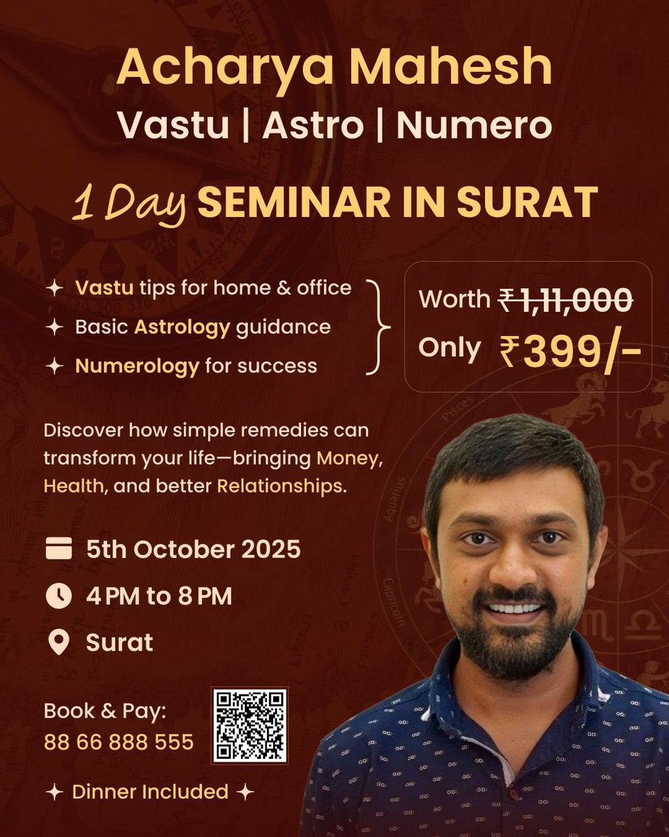 webdigify's tweet image. After completing the payment, please fill out this registration form:  
docs.google.com/forms/d/1_LXG-…

Learn Simple Vastu, Astrology and Numerology remedies for money, health and relationships
#vastutips #vastushastra #vastu #vasturemedies #astrology #astro #numerology #numerologist